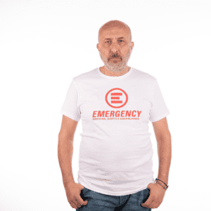 T-shirt unisex EMERGENCY bianca