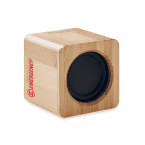 Speaker in bamboo